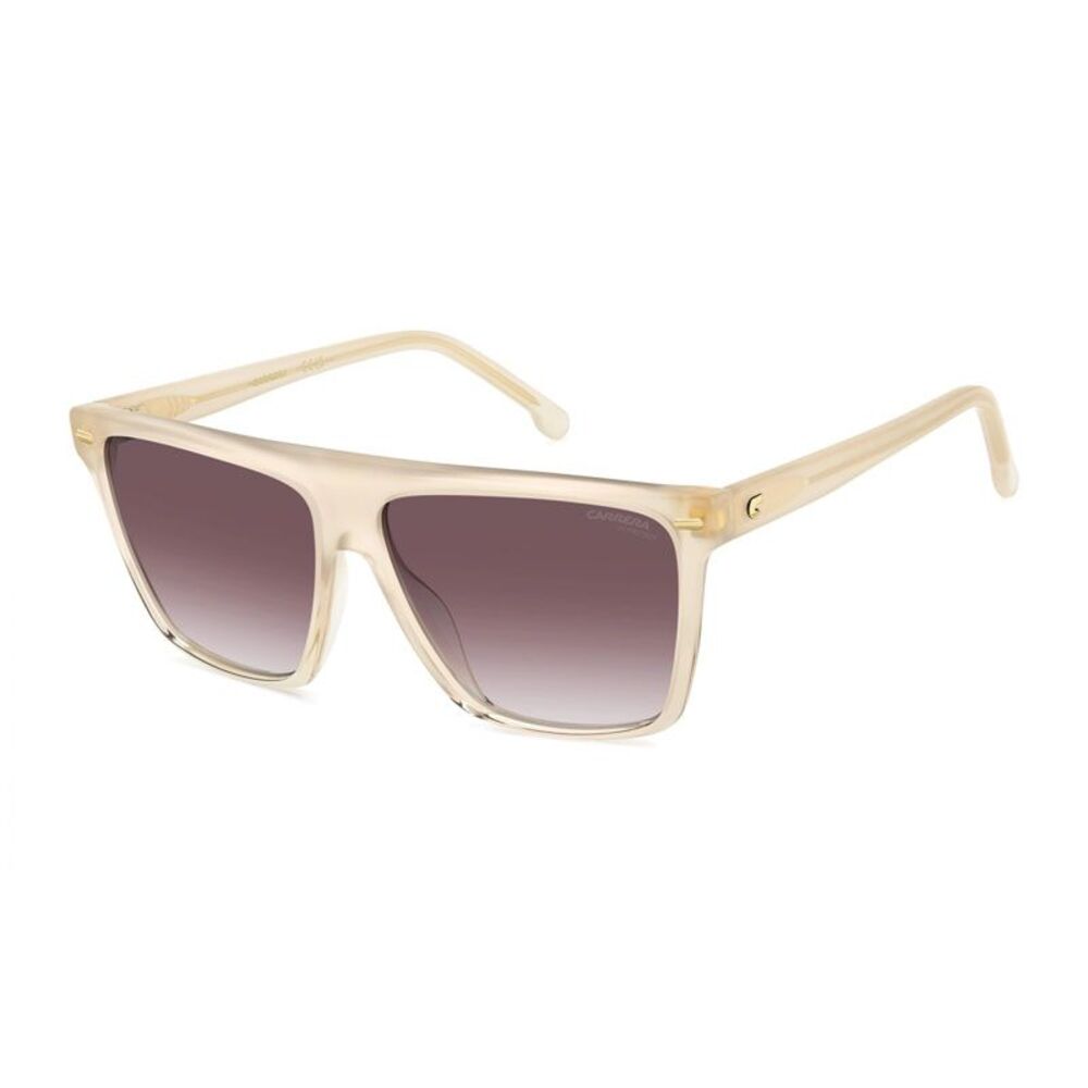 Carrera Sunglasses Square Full Rim, Ivory Frame and Pink Doubleshade Gradien